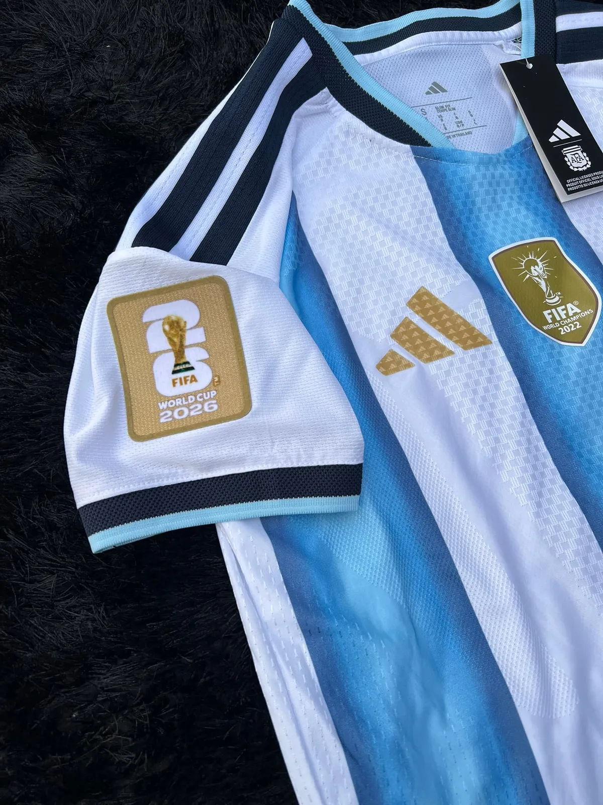 ARGENTINE HOME KIT WORLD CUP 2026 - GOLDEN PATCH VERSION
