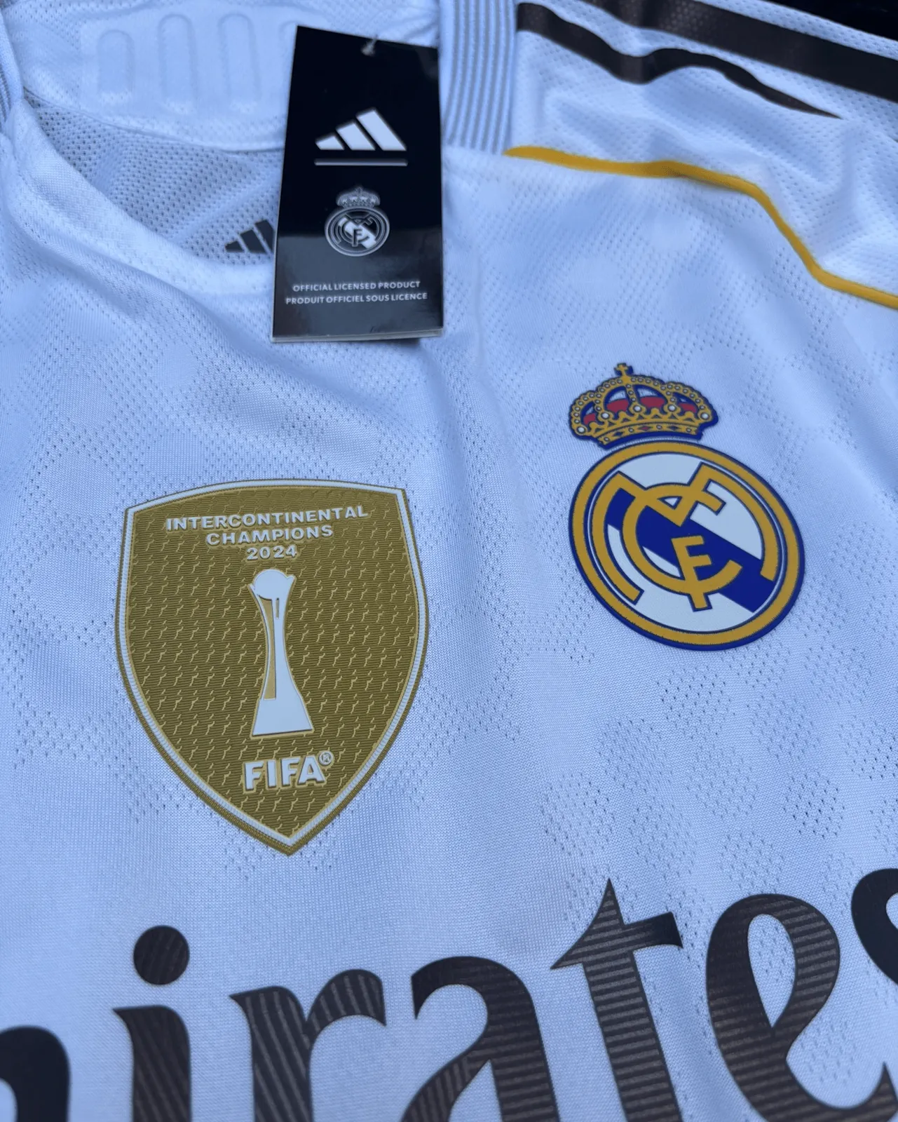 REAL MADRID HOME KIT 25/26 UCL + WORLD CUP WINNERS VERSION