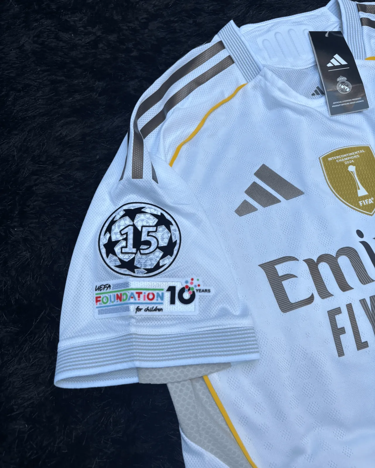 REAL MADRID HOME KIT 25/26 UCL + WORLD CUP WINNERS VERSION