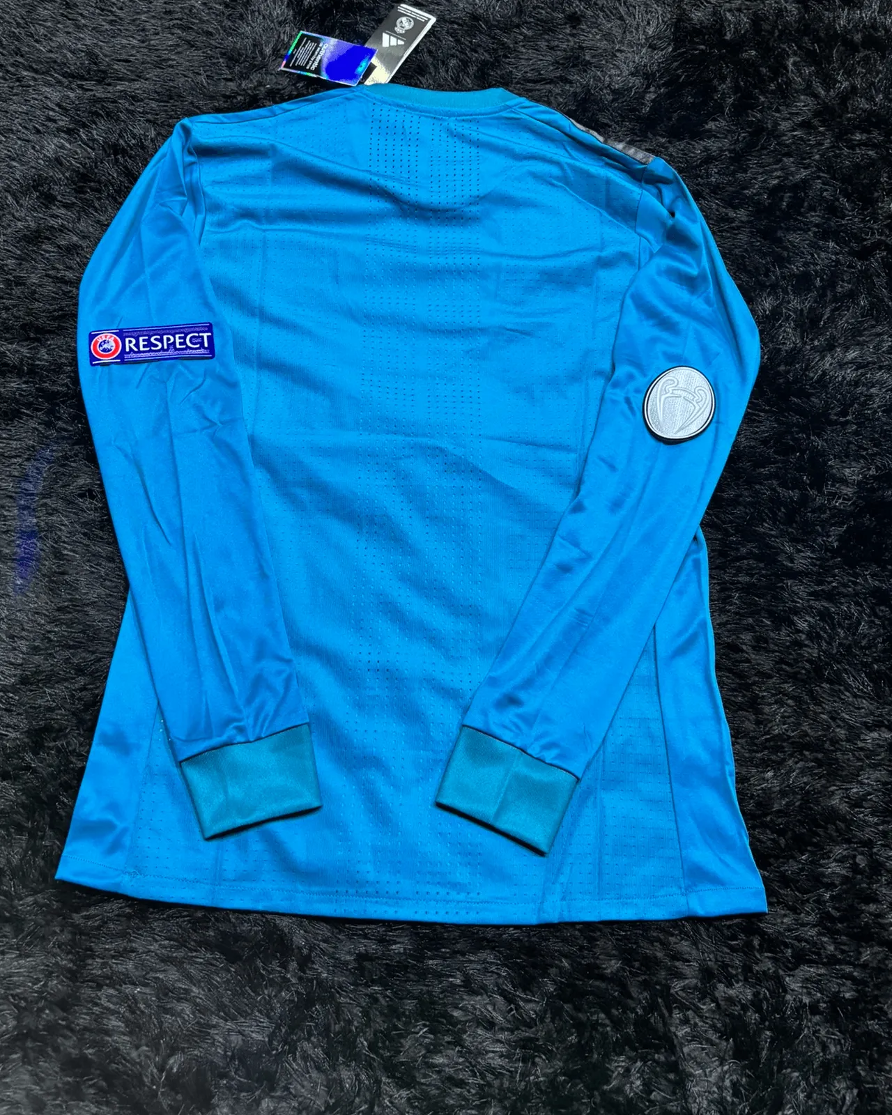 REAL MADRID LONGSLEEVE AWAY KIT 17/18 UCL VERSION