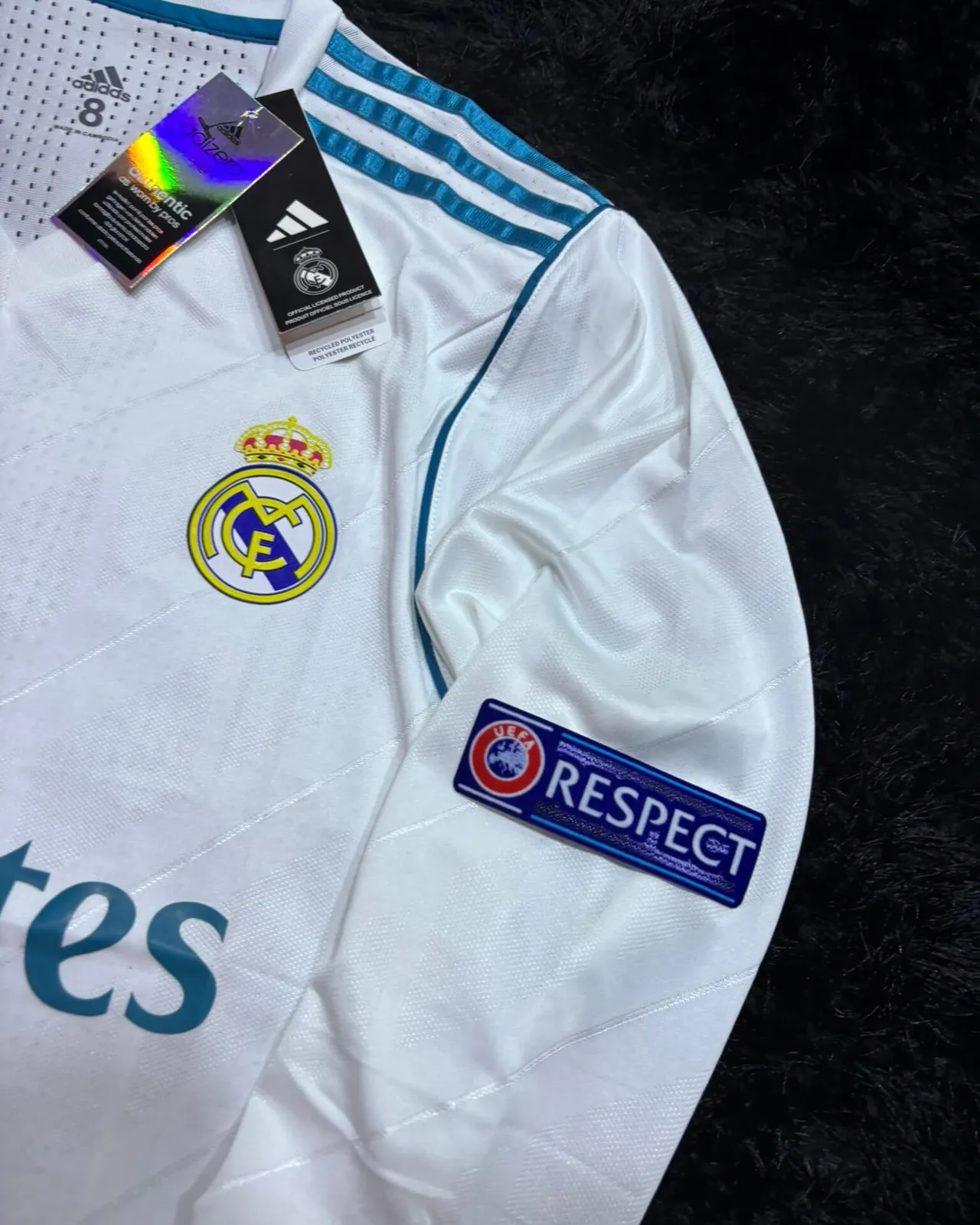 REAL MADRID LONGSLEEVE HOME KIT 17/18 UCL VERSION