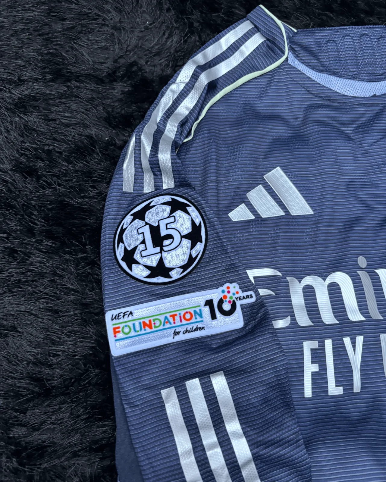 REAL MADRID LONGSLEEVE AWAY KIT 25/26 UCL VERSION