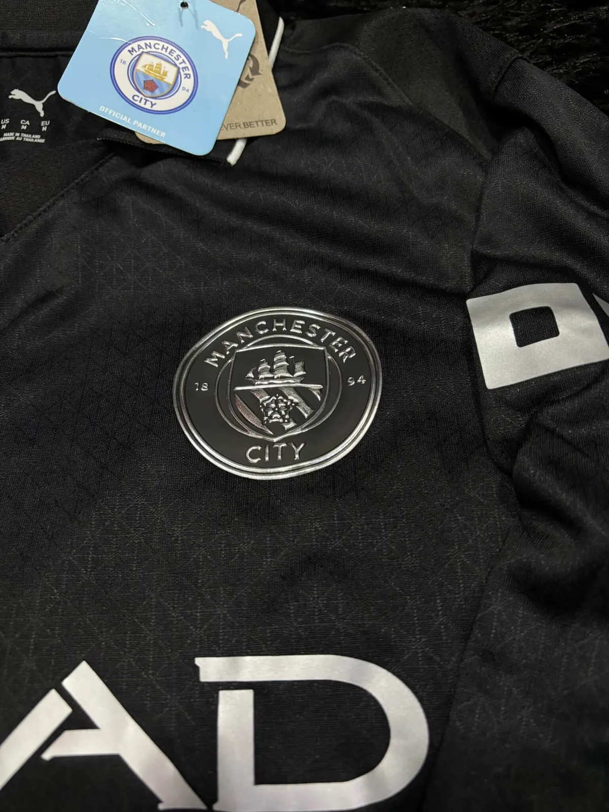 MANCHESTER CITY LONGSLEEVE AWAY KIT 25/26 UCL VERSION