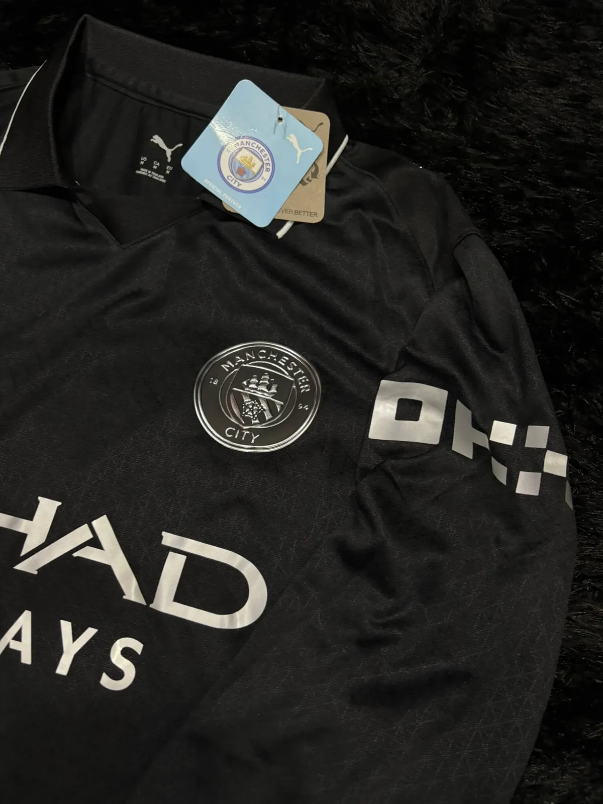 MANCHESTER CITY LONGSLEEVE AWAY KIT 25/26 UCL VERSION