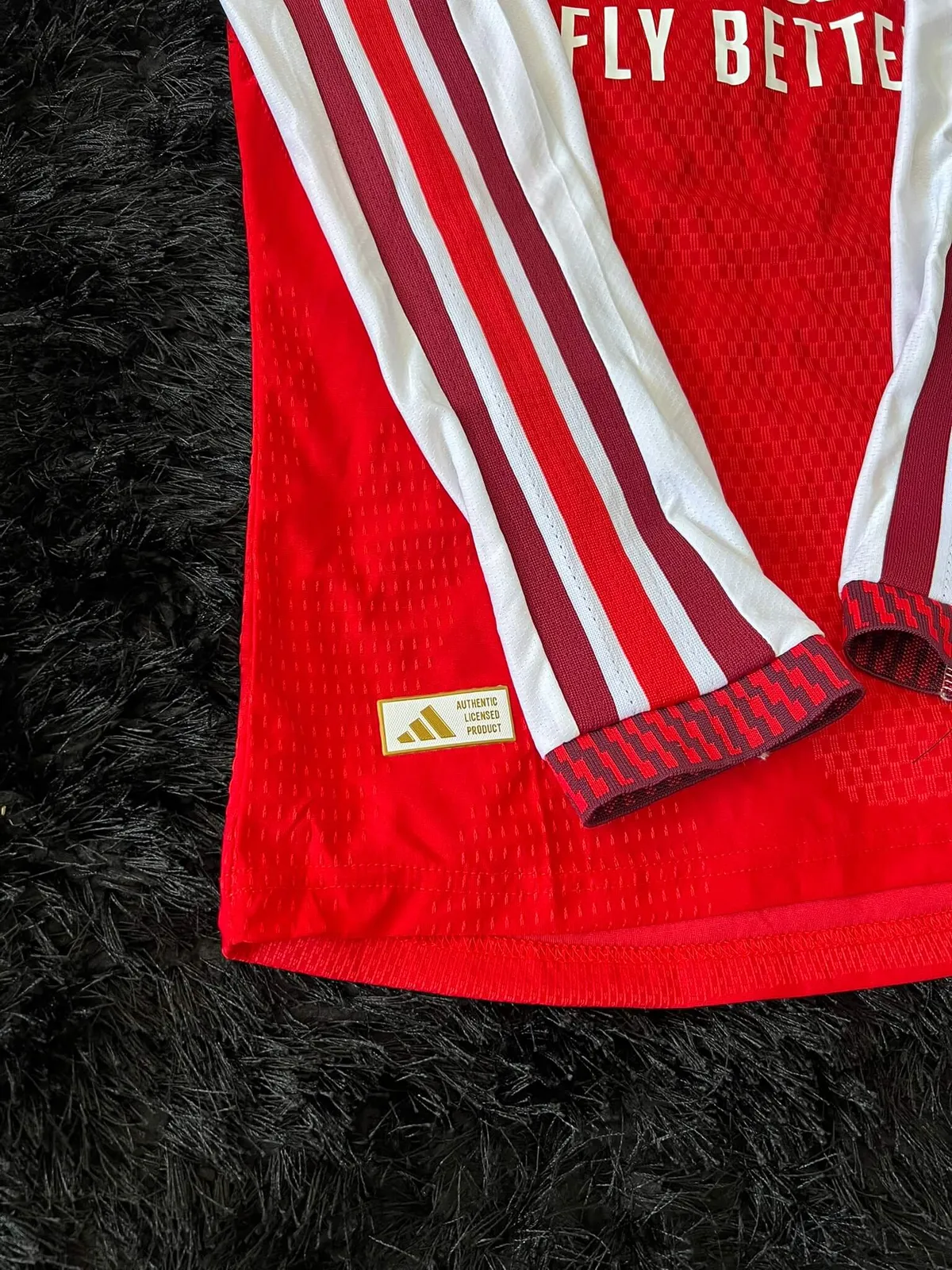 ARSENAL LONGSLEEVE HOME KIT 25/26 GOLDEN PREMIER LEAGUE VERSION