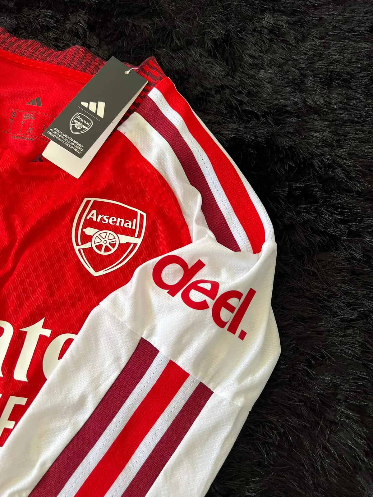 ARSENAL LONGSLEEVE HOME KIT 25/26 GOLDEN PREMIER LEAGUE VERSION