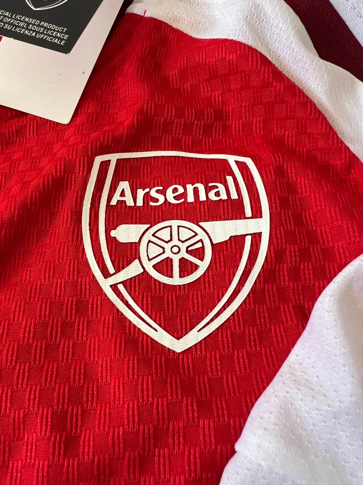 ARSENAL LONGSLEEVE HOME KIT 25/26 GOLDEN PREMIER LEAGUE VERSION