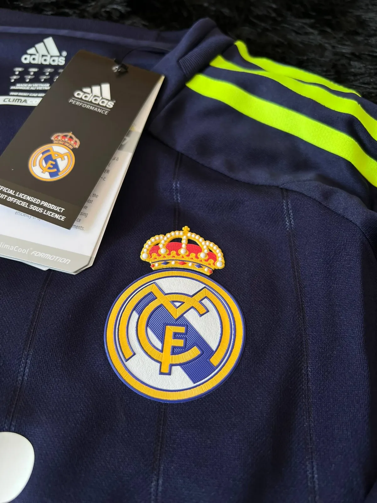 REAL MADRID LONGSLEEVE AWAY KIT 12/13 UCL VERSION 