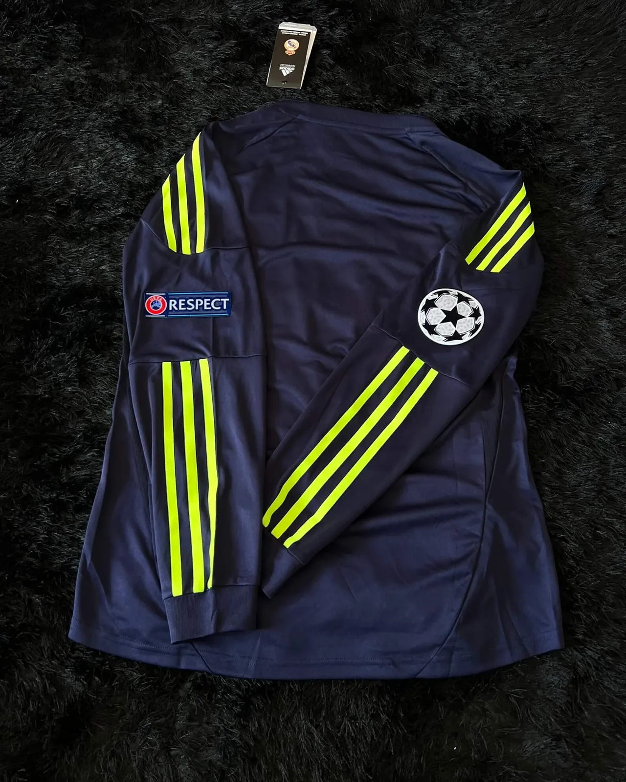 REAL MADRID LONGSLEEVE AWAY KIT 12/13 UCL VERSION 