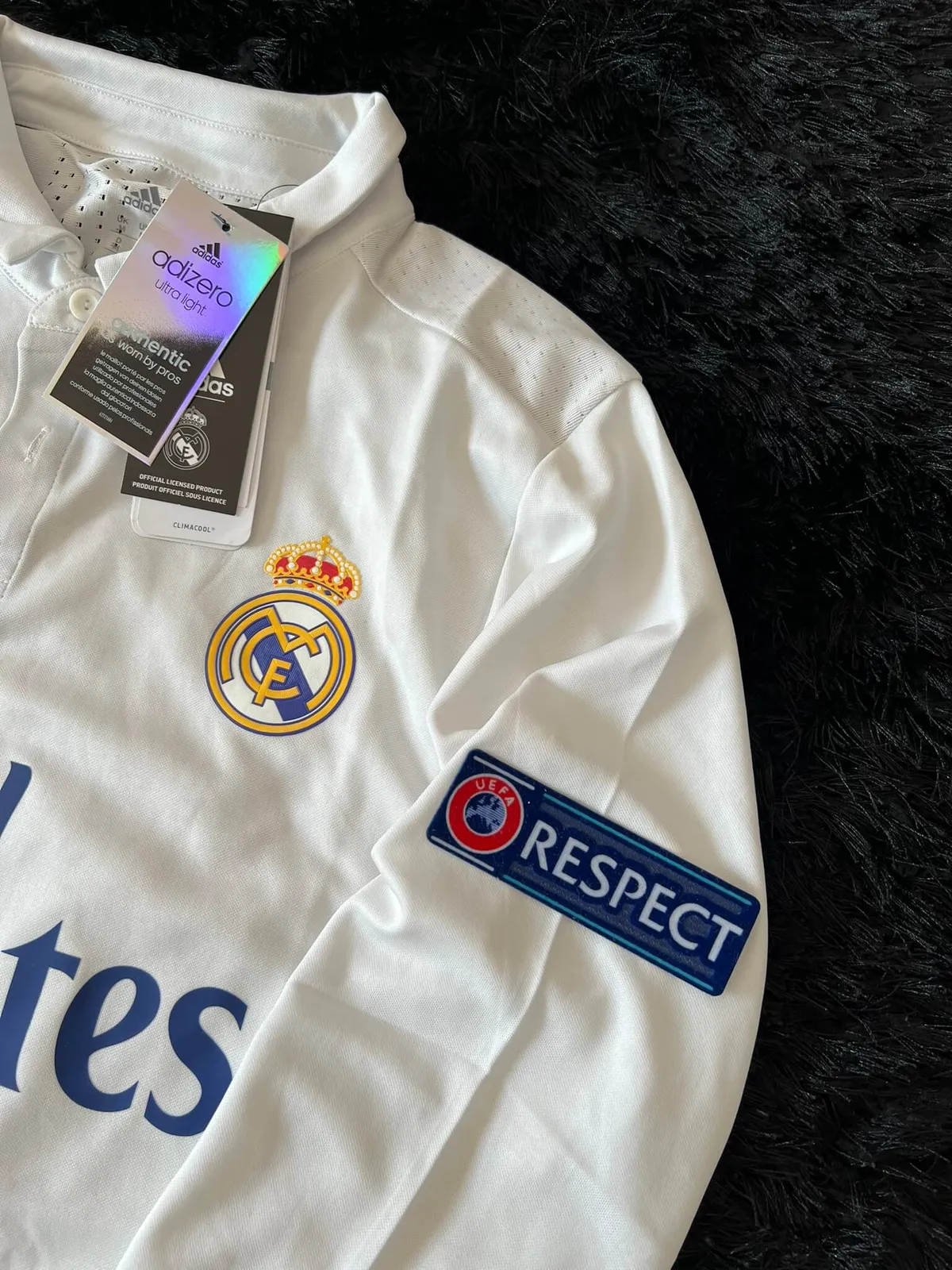 REAL MADRID LONGSLEEVE HOME KIT 16/17 UCL VERSION