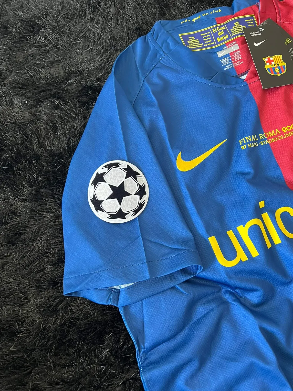 BARCELONA HOME KIT RETRO 2008/2009 FINALE ROME UCL VERSION