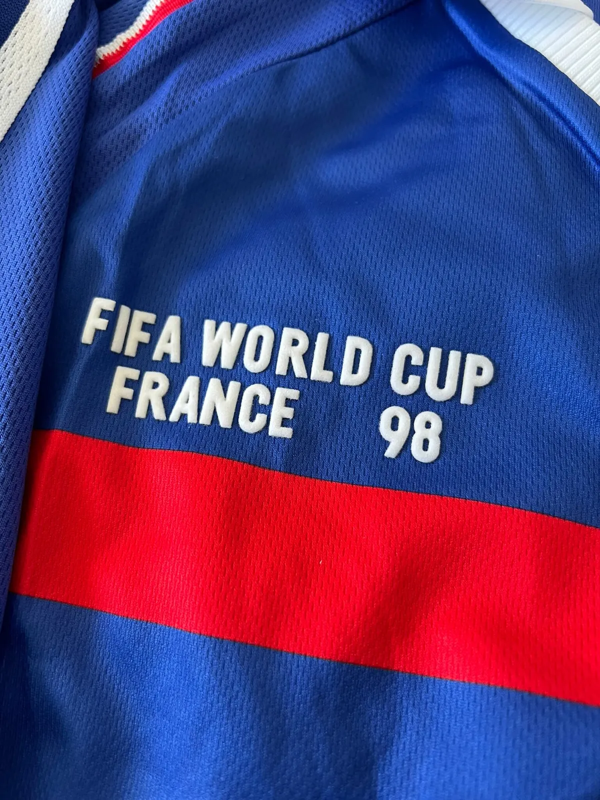 FRANCE HOME KIT WORLD CUP FINALE 1998